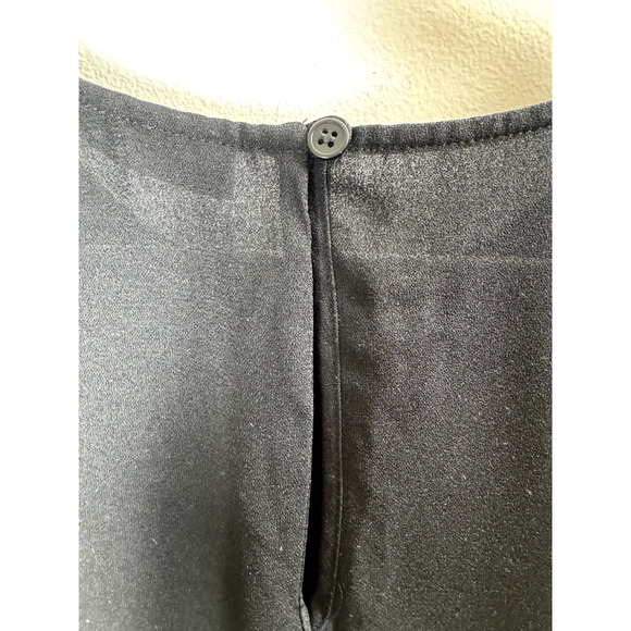 Halogen Classic Dark Feminine Flowy Minimalist Quiet Luxury Lightweight Blouse S - Picture 5 of 7